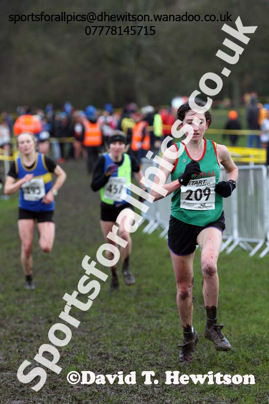 Senior womens Northern Cross Country Champs., Witton Park, Blackburn. Photo: David T. Hewitson/Sports for All Pics